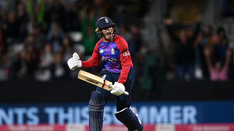 Sophia Dunkley during last year's IT20 series against India. Photo: Getty Images