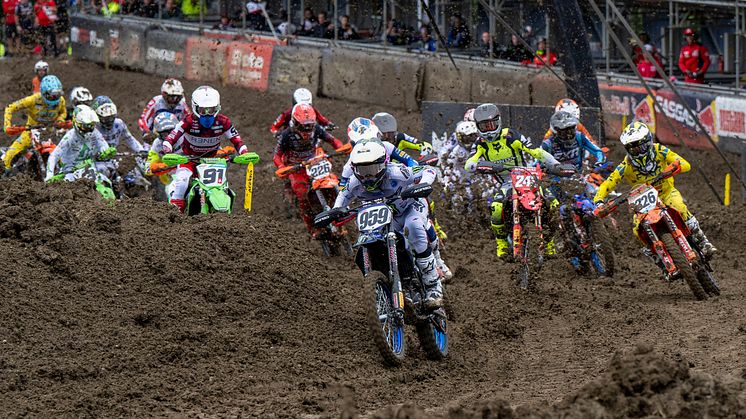  MXGP：怪我からの復帰戦、5位／7位で総合7位とした#959 マキシム・ルノー（YZ450FM）