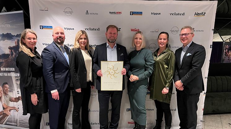 From left: Irene Gundersen, Lasse A. Vangstein, Stine Haugan, Bent Martini, Tonje Alvestad Ytrebø, Johanna Hansli and Christian Gamsgrø