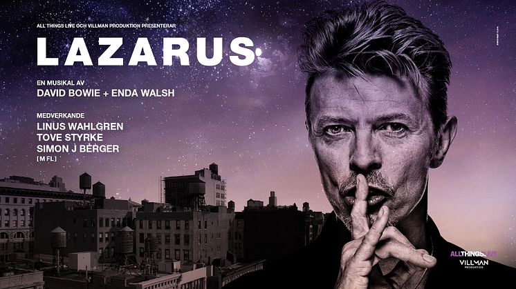 David Bowies sista gåva till fansen – musikalen ”Lazarus” sätts för första gången upp i Sverige