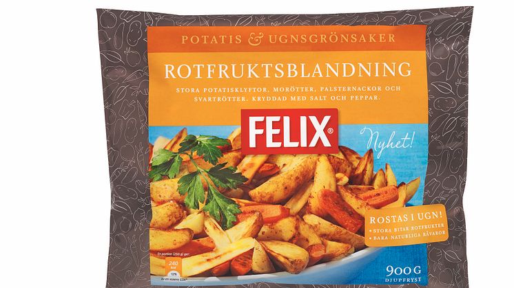 Felix lanserar potatis & ugnsgrönsaker helt utan tillsatser