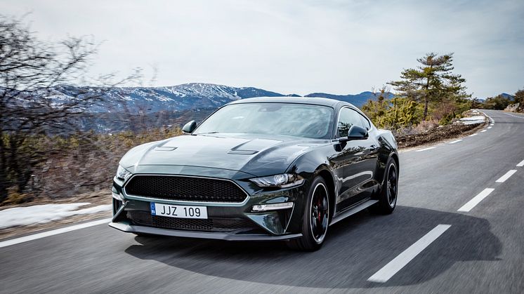 Tänä vuonna myyntiin tulevan uuden Ford Mustang BULLITT ‑erikoismallin Euroopan ensiesittely Genevessä