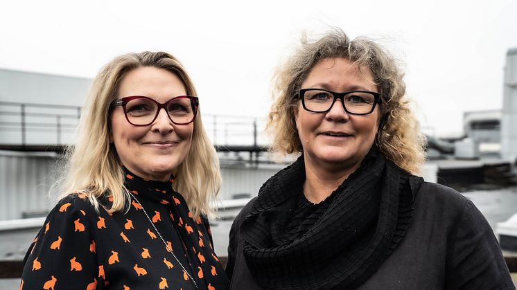 Chicie Lindgren, enhetschef Stockholm Design Events, och Christina Olsson, projektchef Formex. 