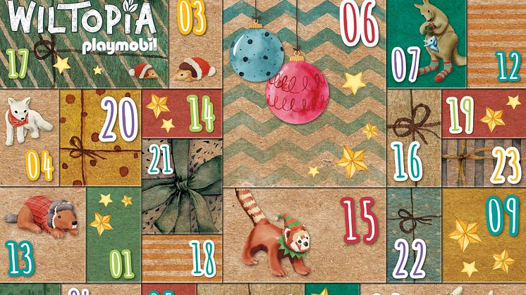 Wiltopia - DIY Adventskalender Tierische Weltreise (71006) von PLAYMOBIL