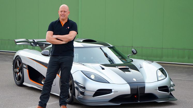 Christian von Koenigsegg and supercar One:1 