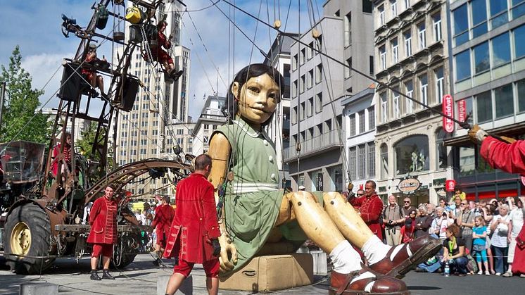The Giants, created by world-famous street theatre company Royal de Luxe, will be visiting Liverpool and Wirral for the final time from 4 - 7 October