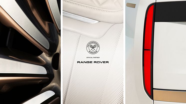 Ledende innen moderne britisk luksus: Range Rover kunngjort som offisiell partner for Wimbledon-turneringen