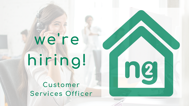 Looking for a new opportunity? ng2 is hiring a Customer Services Officer!