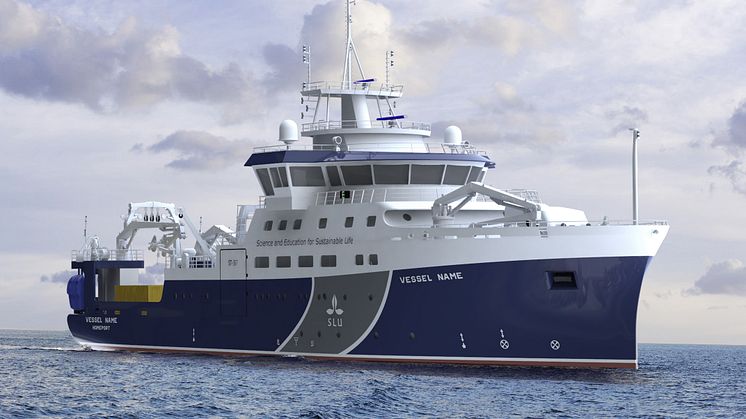 •	SLU:s nya forskningsfartyg blir 69 meter långt och fullt utrustat för fiske, bottenprovtagningar och oceanografiska (fysikaliska, kemiska, biologiska) undersökningar. Fartyget blir mycket flexibelt och kan ta ombord många typer av specialutrustning