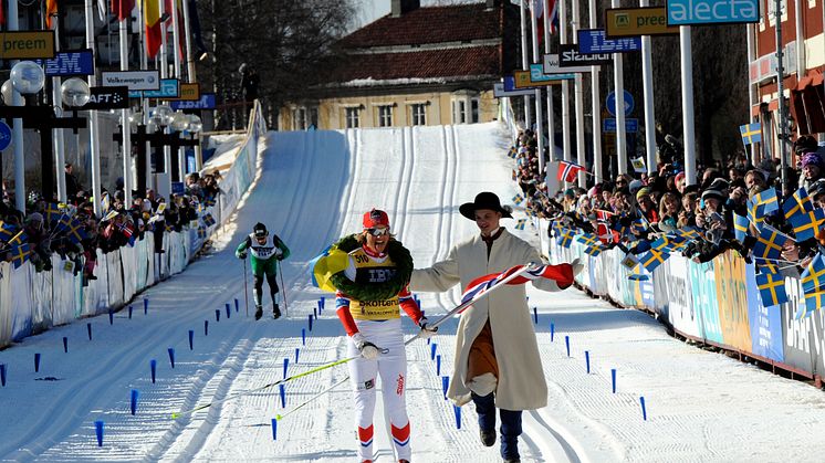 Vibeke Skofterud vann som första norska dam någonsin Vasaloppets damklass.