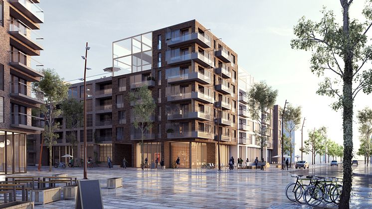 ​Arkitema och SSM skapar ett kvarter i Täby Park