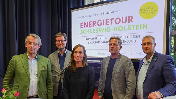 „Energietour Schleswig-Holstein“ macht Station in Louisenlund – Im Fokus: eine autarke und klimafreundliche Wärmeversorgung für den Bildungscampus