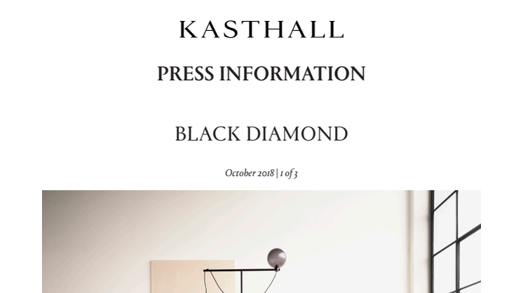 KASTHALL INTRODUCES A BLACK DIAMOND