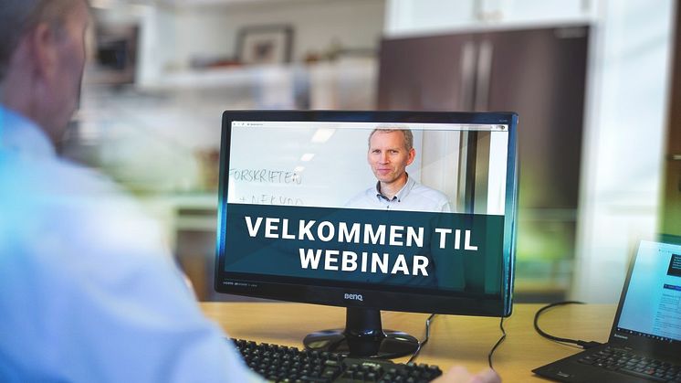 Kurser folk på hjemmekontor: Koronakrisen fikk Hans Olav Arnesen og Trainor Elsikkerhet AS til å gjøre om klasseromskurs til webinar i rekordfart. Foto: Trainor