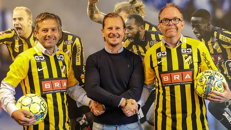 BK Häcken och BRA bygger vidare genom ett nytt 5-årsavtal