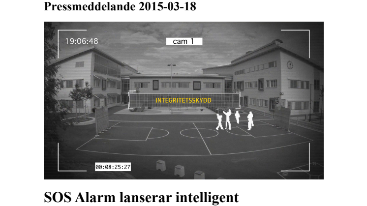 SOS Alarm lanserar intelligent kamerabevakning