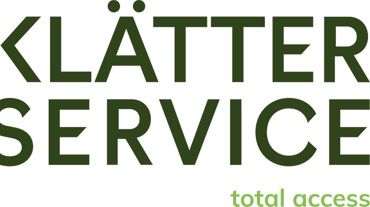 Klätterservice - logo - gron - tag