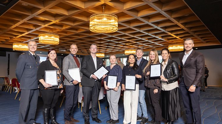 Halmstads diplomerade mötesambassadörer. Foto: Andreas Svensson.