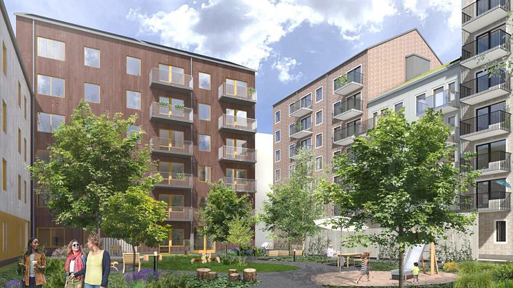 Midroc säljer två bostadsprojekt i Uppsala till K2A 