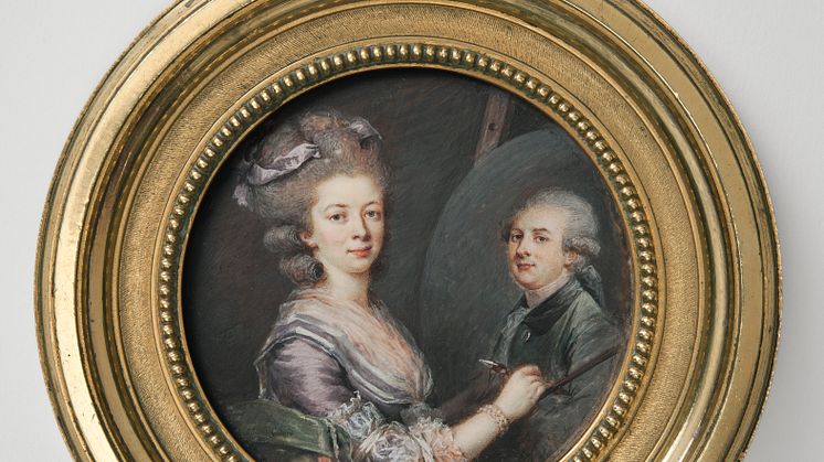 New acquisition: Rare miniature portrait by Adélaïde Labille-Guiard