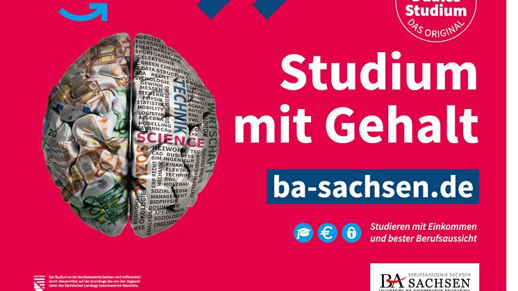 Kampagnenmotiv - Duales Studium Berufsakademie Sachsen - Das Original