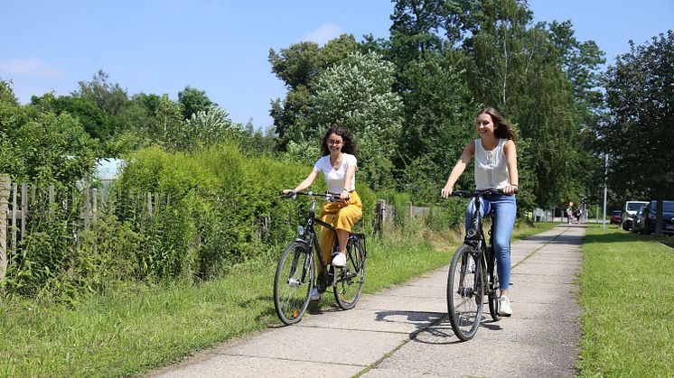 Sachsen entdecken: Auf dem Mulderadweg bei Leisnig - Foto: Andreas Schmidt