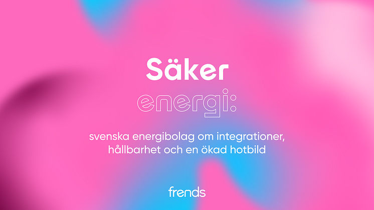 Säker energi – svenska energibolag om integrationer, hållbarhet och en ökad hotbild.