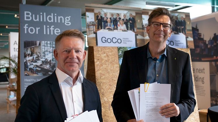 Nytt hållbart energisamarbete mellan GoCo Health Innovation City och Mölndal Energi