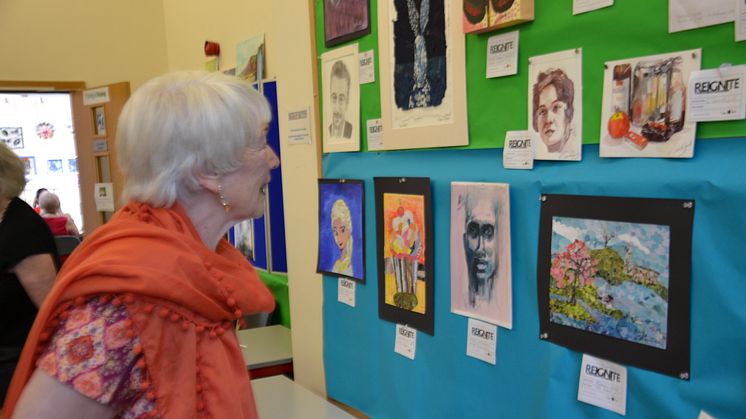 Adult learners display their creative talent at summer exhibition