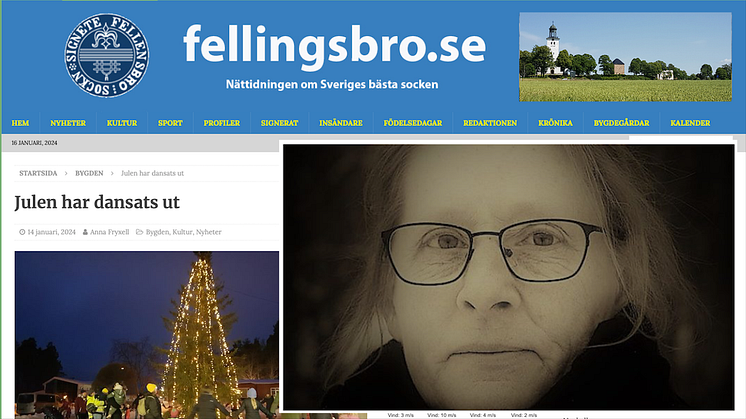 Anna Fryxell är ny redaktör för fellingsbro.se - nättidningen om Sveriges bästa socken.