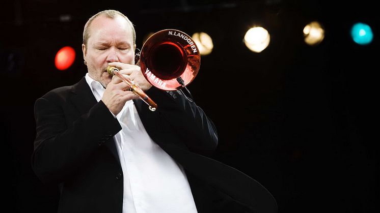 Den 30 mars uppträder Malmö SymfoniOrkester tillsammans med jazztrombonisten Nils Landgren på Malmö Live. Foto: Pressbild