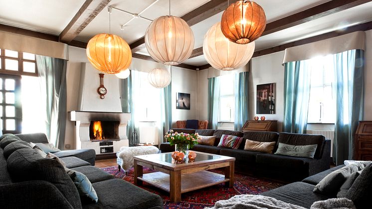 Living room på Villa Mälargården