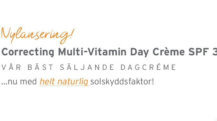 Vår bäst säljande dagcreme - nu med naturlig solskyddsfaktor!