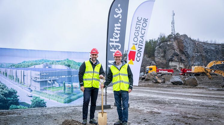 Henrik Peitz, COO på MatHem och Johan Lagercrantz, vd på MatHem.