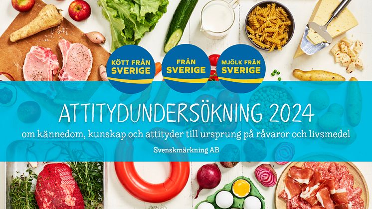 Attitydundersökning 2024 är framtagen av Demoskop på uppdrag av Svenskmärkning AB, som står bakom den frivilliga ursprungsmärkningen Från Sverige.