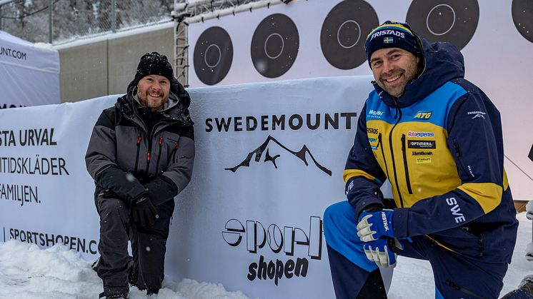 Carl Nero, Marknadschef Swedemount och Rikard Grip, Generalsekreterare Svenska Skidskytteförbundet