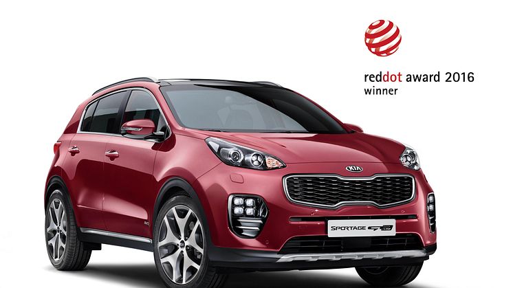 Red Dot designpris till nya Kia Sportage och nya Optima – igen!