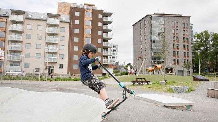 Arkitektur är inte bara byggnader utan handlar om att skapa fysiska miljöer som ska bli uppskattade av dem som ska vara där. I Västerås nya Arkitekturprogram beskrivs hur Västerås stad ska arbeta för att utveckla goda livsmiljöer. Foto: Per Groth