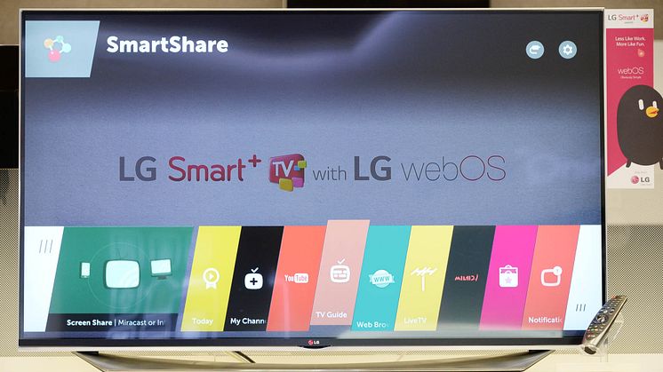 LG ESITTELEE UUDET SMART TV -MALLIT SEKÄ PÄIVITETYN WEBOS-KÄYTTÖJÄRJESTELMÄN CES 2015 -MESSUILLA