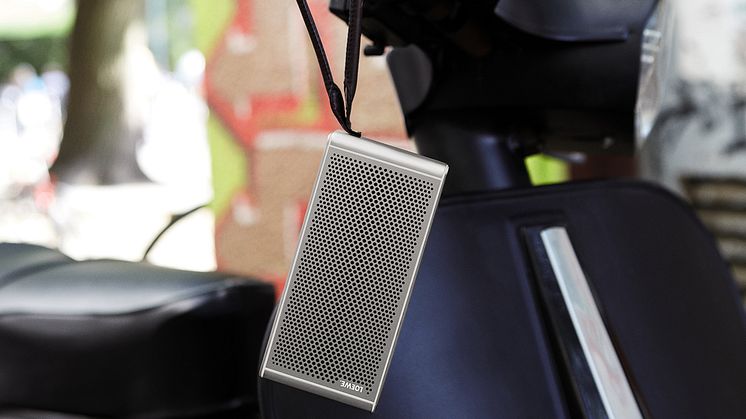 Musik på farten: Loewe lancerer bærbar Bluetooth højttaler belagt med ægte guld