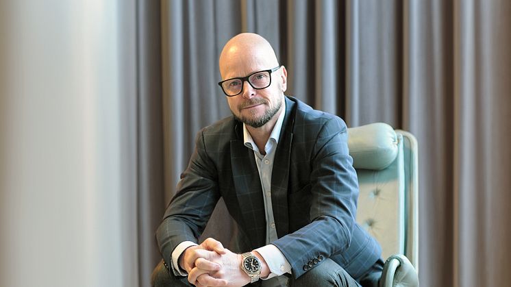Johan Bergström, marknads- och exportchef för CTC värmepumpar.