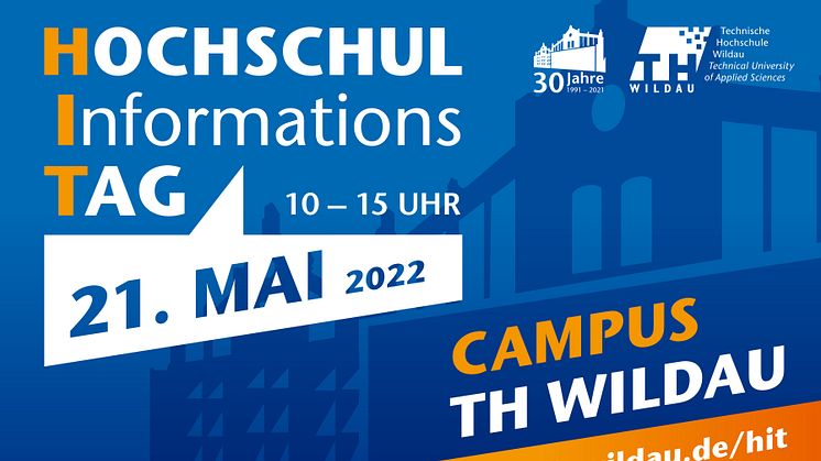Am 21. Mai 2022 findet von 10 bis 15 Uhr der Hochschulinformationstag der TH Wildau auf dem Campus der Hochschule statt. (Bild: TH Wildau)