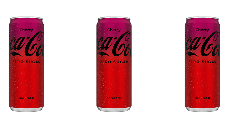 Klassikern blir sockerfri – Coca-Cola Zero Cherry är äntligen här