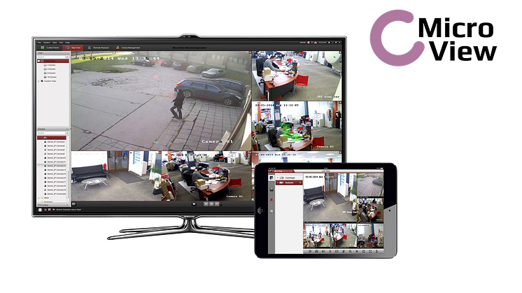 MicroView lancerer skræddersyet videoovervågnings-koncept til SMV og privatkunder