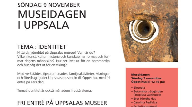 Museidagen i Uppsala - Söndag 9 november