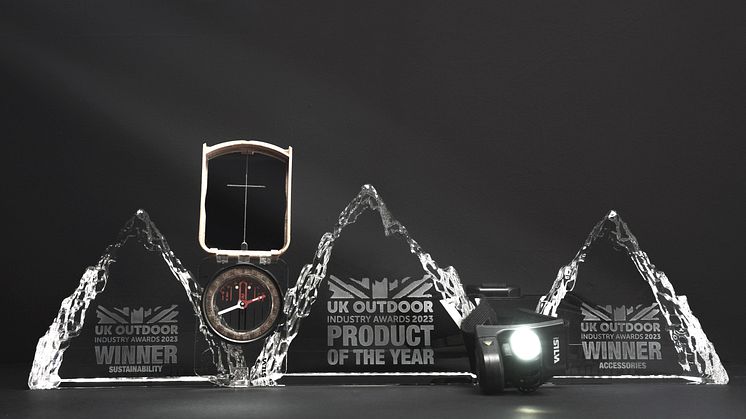 Silva won three awards - Sustainability, Accessories & Product of the Year - in the UK Outdoor Industry Awards 2023 