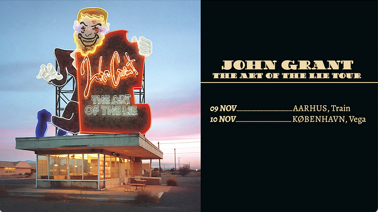 smash!bang!pow! præsenterer: John Grant (US) på TRAIN og i Store VEGA