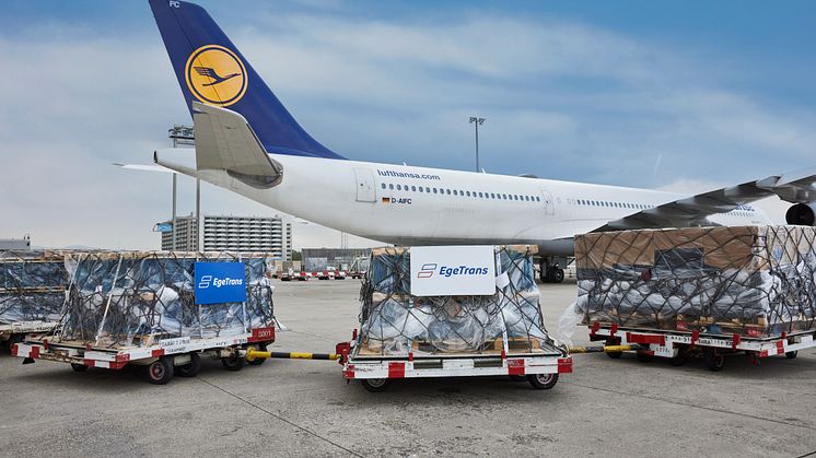 Lufthansa Cargo führt über 100 Prachterflüge für EgeTrans durch 