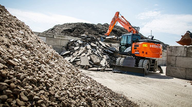 Delvator Hitachi ZX145W-6 hjulgrävare