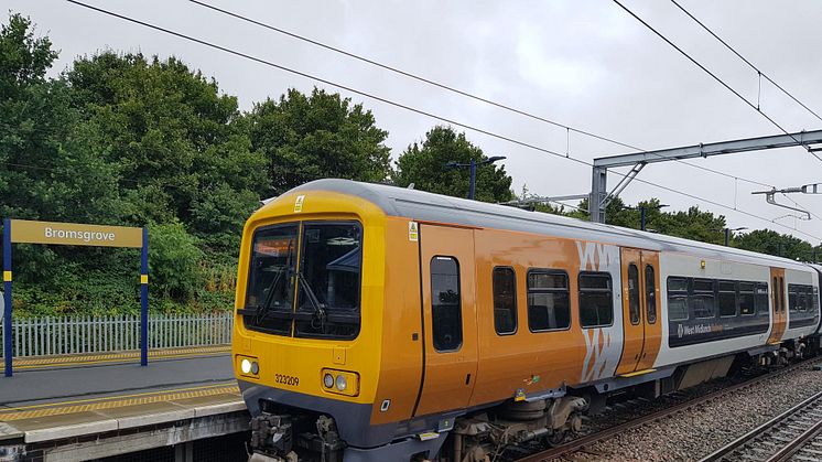 Electric trains on the Cross City line will be able to operate to and from Bromsgrove from 29 July onwards